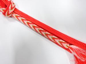 正絹　手組帯締め